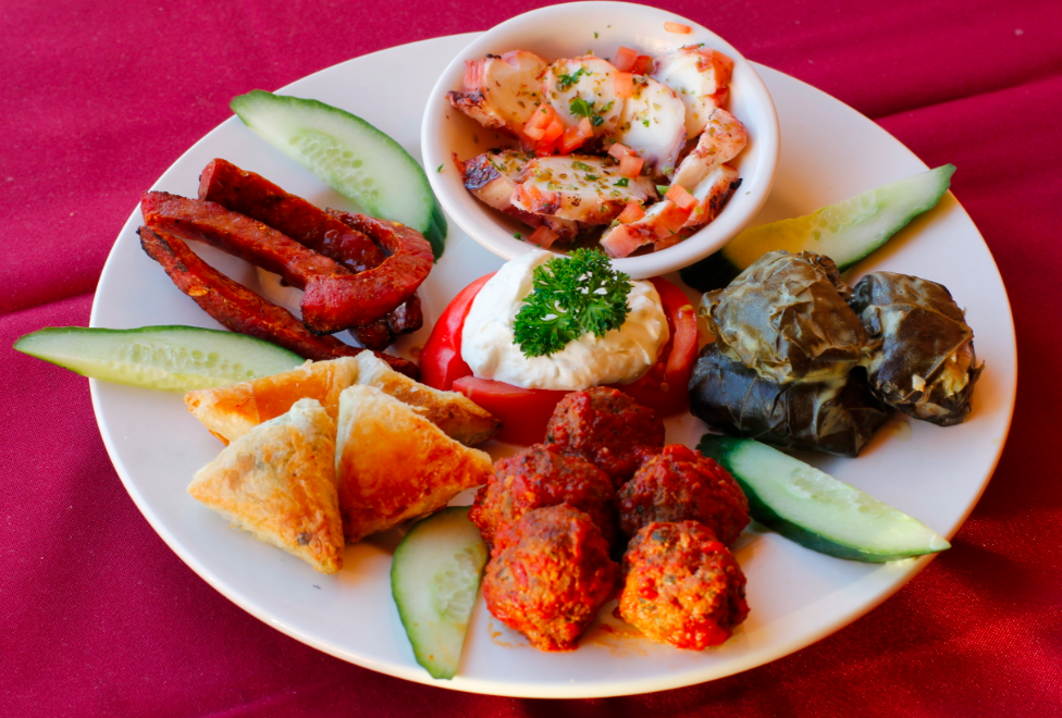 Greek meze in Toronto's Greektown at Kalyvia